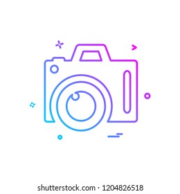 Camera icon design vector