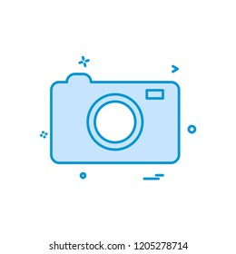 Camera icon design vector