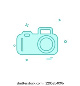 Camera icon design vector