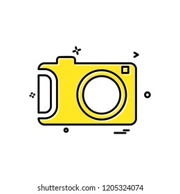 Camera icon design vector