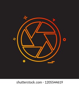 Camera icon design vector