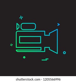 Camera icon design vector