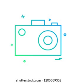 Camera icon design vector