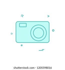 Camera icon design vector