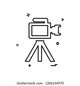 Camera icon design vector