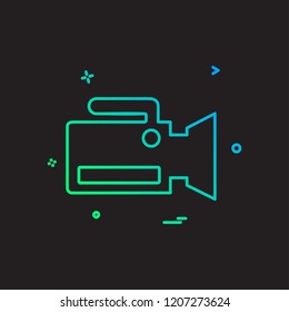 Camera icon design vector