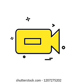 Camera icon design vector