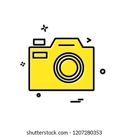 Camera icon design vector