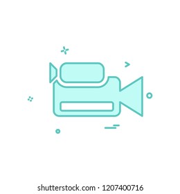 Camera icon design vector