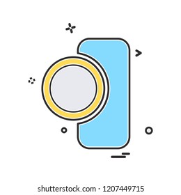Camera icon design vector 