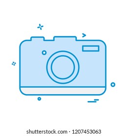 Camera icon design vector