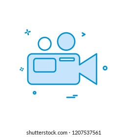 Camera icon design vector