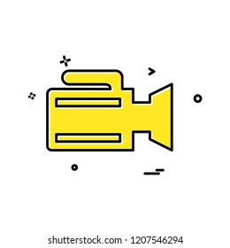Camera icon design vector