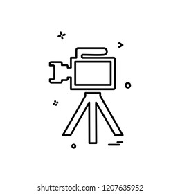 Camera icon design vector