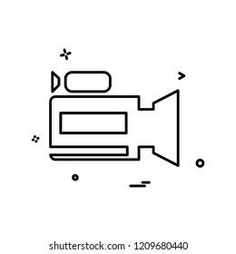 Camera icon design vector