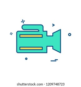 Camera icon design vector