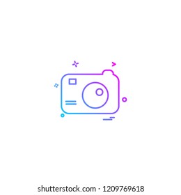 Camera icon design vector 