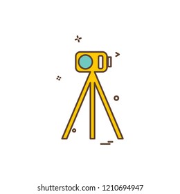 Camera icon design vector