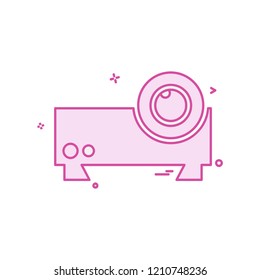 Camera icon design vector