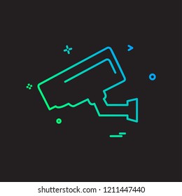 Camera icon design vector