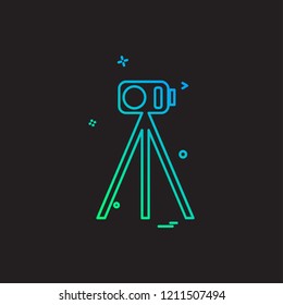 Camera icon design vector
