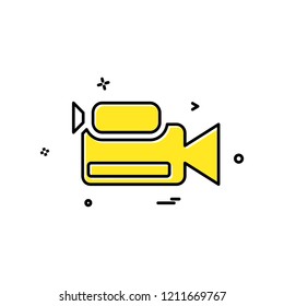 Camera icon design vector