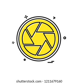 Camera icon design vector