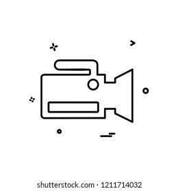 Camera icon design vector