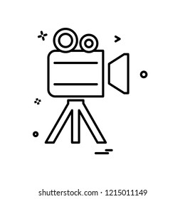 Camera icon design vector