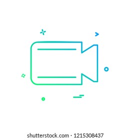 Camera icon design vector