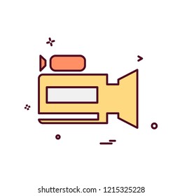 Camera icon design vector