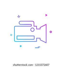 Camera icon design vector