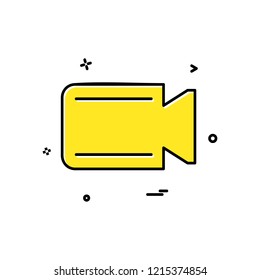 Camera icon design vector