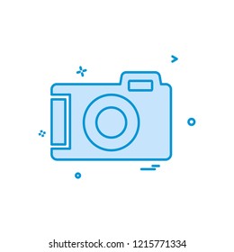 Camera icon design vector