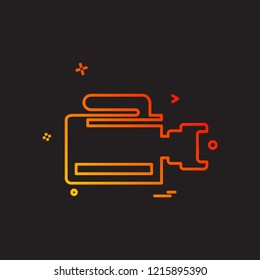 Camera icon design vector