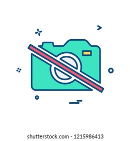 Camera icon design vector