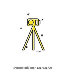 Camera icon design vector