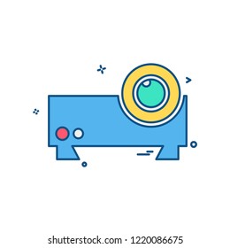 Camera icon design vector