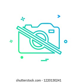 Camera icon design vector