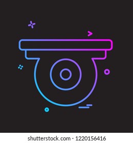 Camera icon design vector