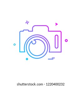 Camera icon design vector