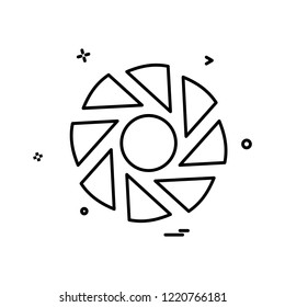 Camera icon design vector