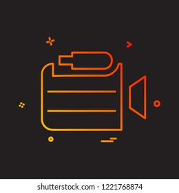 Camera icon design vector