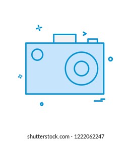 Camera icon design vector