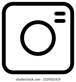 Camera icon design, vector illustration, best used for presentations or web apps