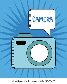 camera icon design, vector illustration eps10 graphic 