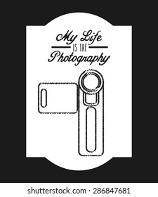 camera icon design, vector illustration eps10 graphic 