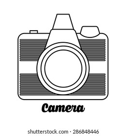 camera icon design, vector illustration eps10 graphic 