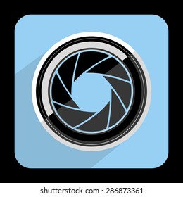 camera icon design, vector illustration eps10 graphic 