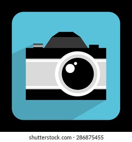 camera icon design, vector illustration eps10 graphic 